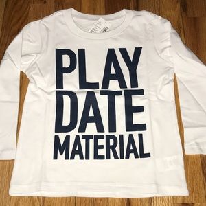 ❤️PLAY DATE MATERIAL TEE